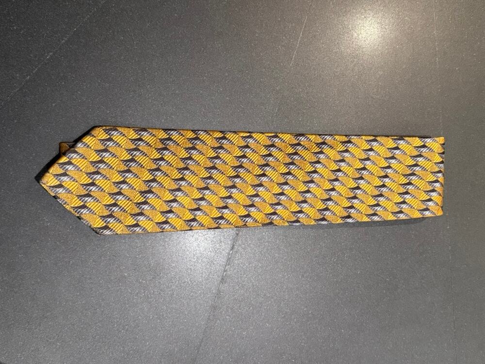 Ermenegildo Zegna Geometric Silk Tie